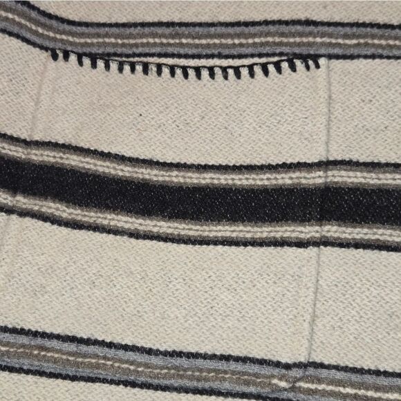 CELINE 21 SS Striped Wool Blanket Coat Vintage - Picture 16 of 16